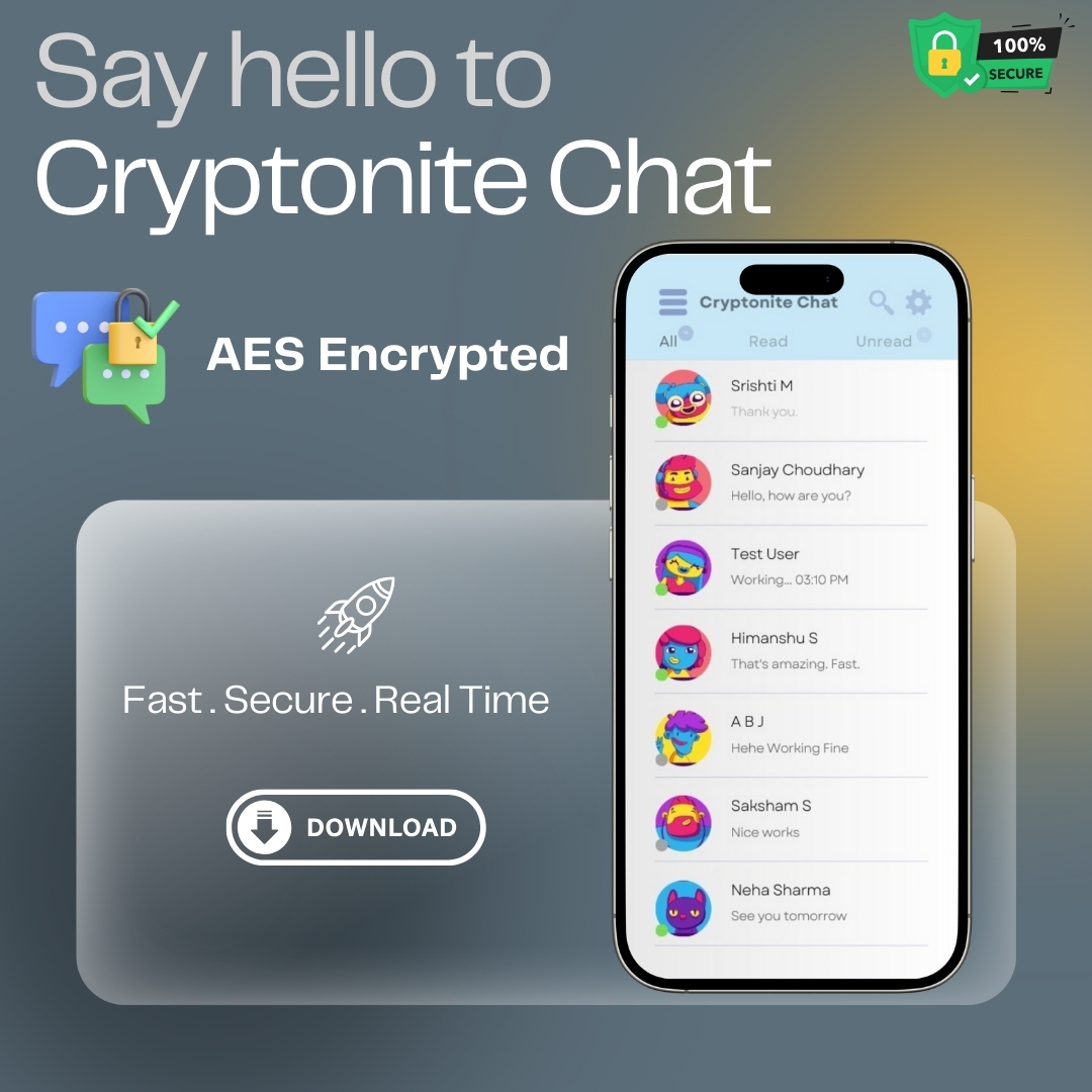 Secure Android messaging app with end-to-end encryption